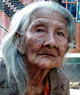 Portrait einer alten Frau.